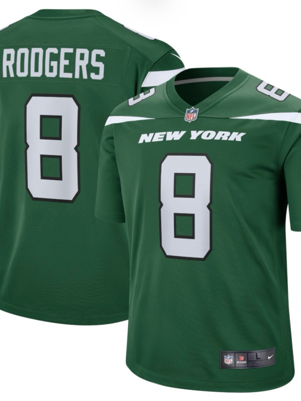 Aaron Rodgers New York Jets Nike Game Jersey